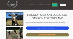 Desktop Screenshot of linnaeafarm.org